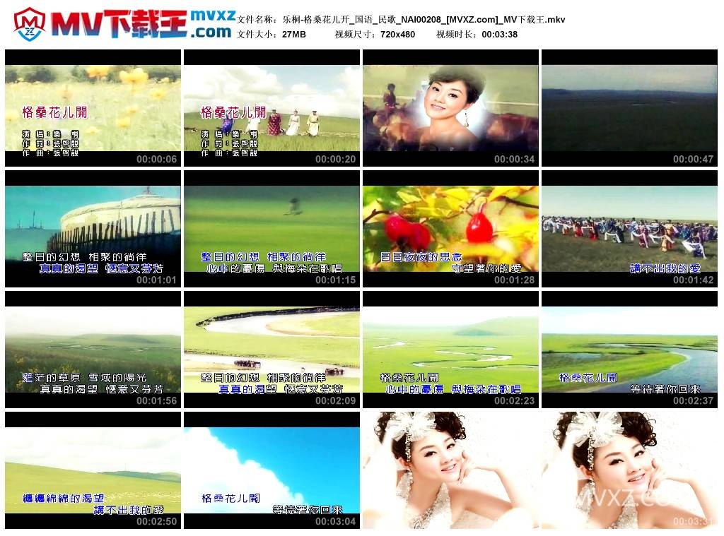 乐桐-格桑花儿开_国语_民歌_NAI00208